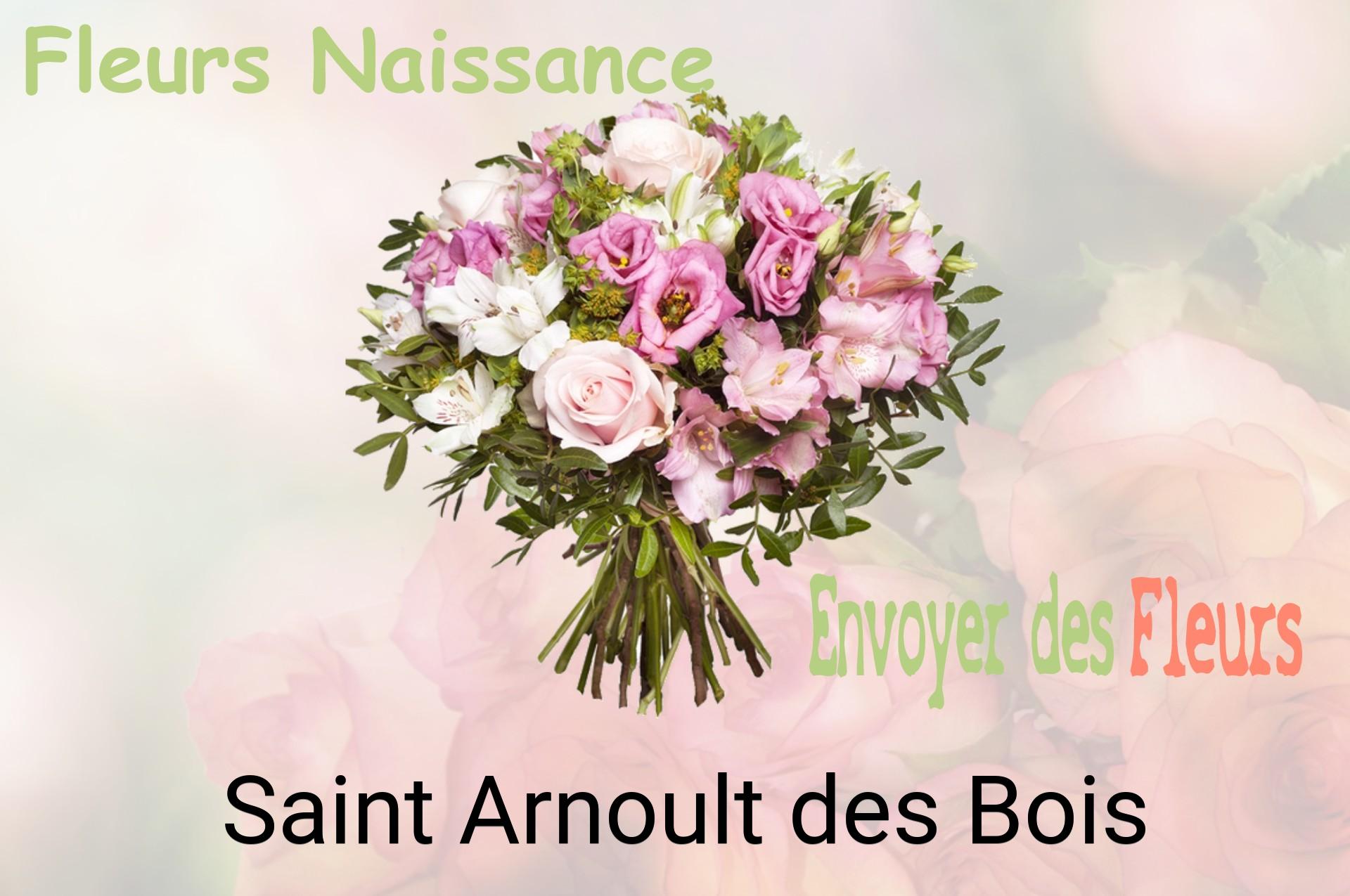 Bouquet de fleurs de naissance livré à Saint-Arnoult-des-Bois